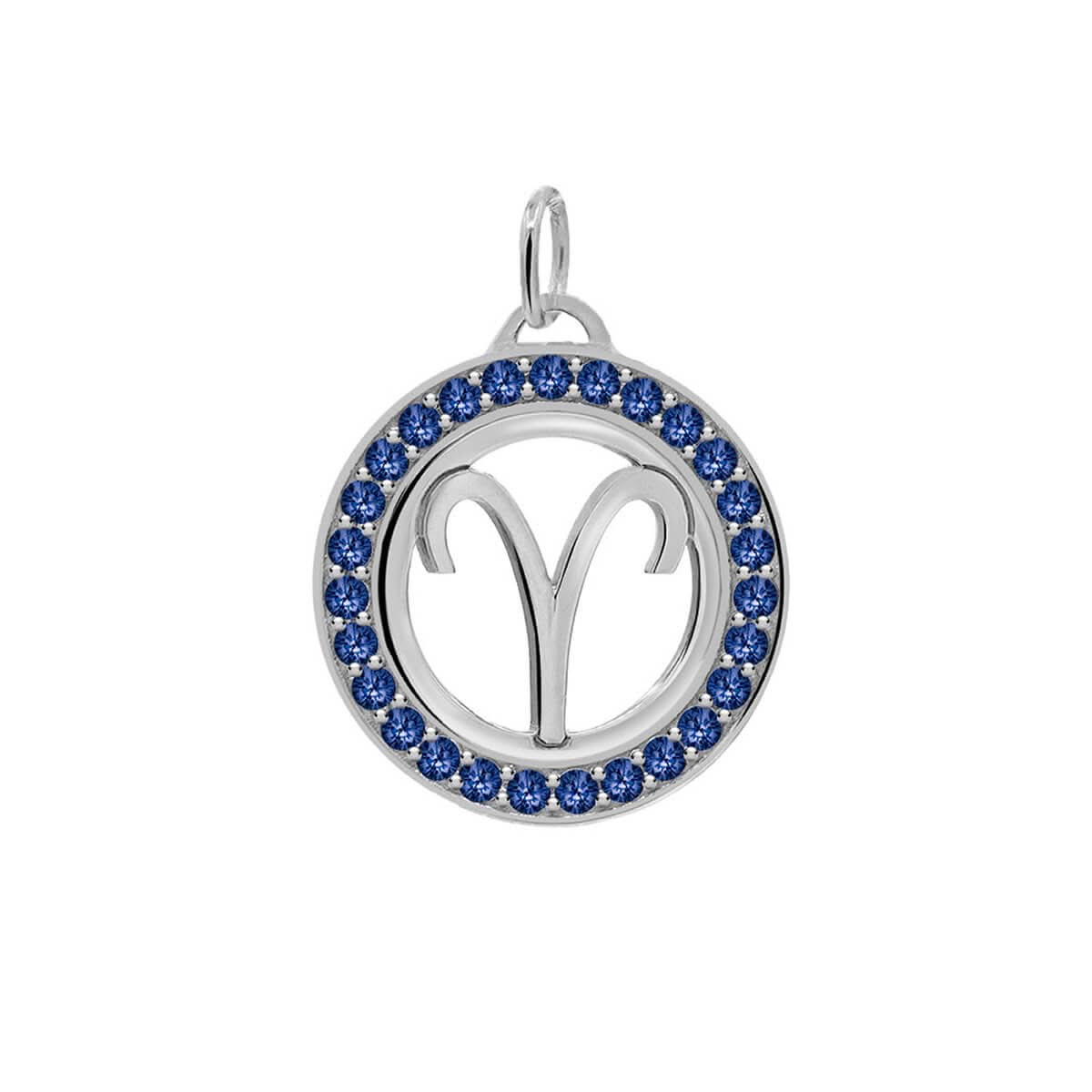 Zodiac & Birthstone Pendant in 14k Gold - Image 8