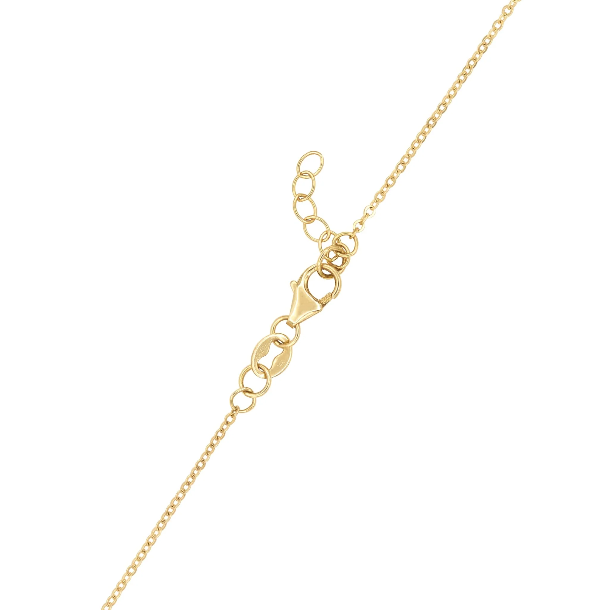 Petite 1 Moonstone Bracelet in 14k Gold (June) - Image 5